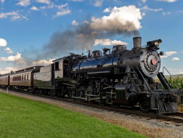 Standing in Front of the Locomotive