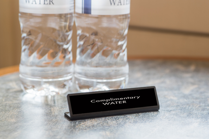 With Hotel Bottled Water, Every Drop Counts