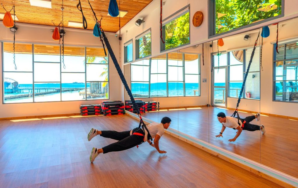 Aereal Yoga at the Long Room at Navasana Spa